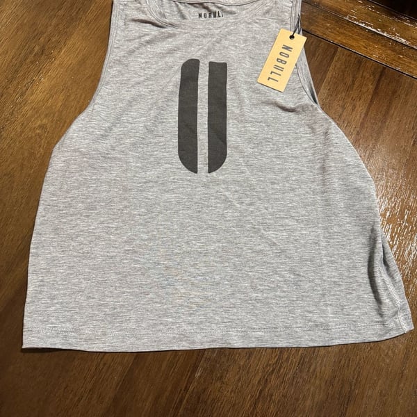 Nobull Muscle Tank Size XS Heather Grey