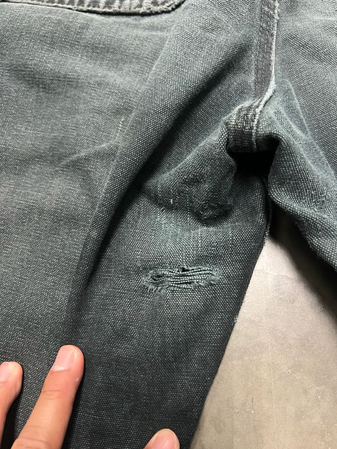Carhartt B01 Double Knee Work Pants Size 29x31 Black Faded 8