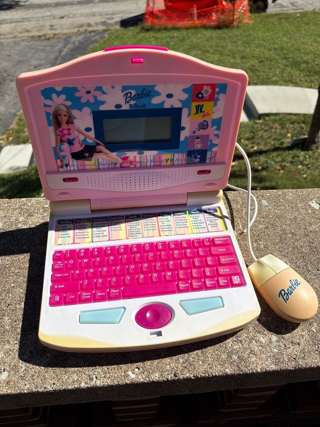 Barbie B-Book Learning Laptop Toy with Mouse Pink 1