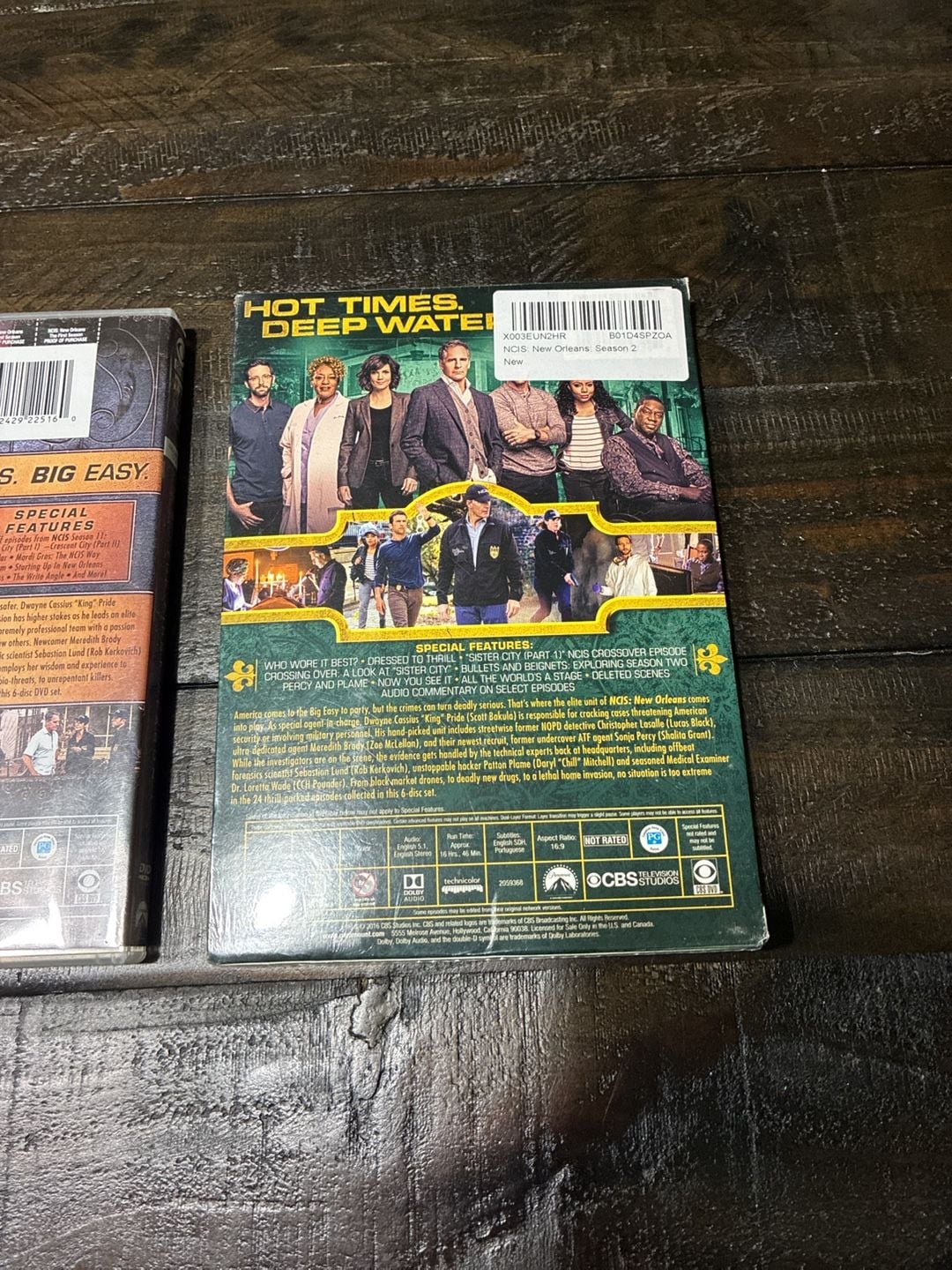 Ncis: New Orleans The First And Second Seasons Dvds 5