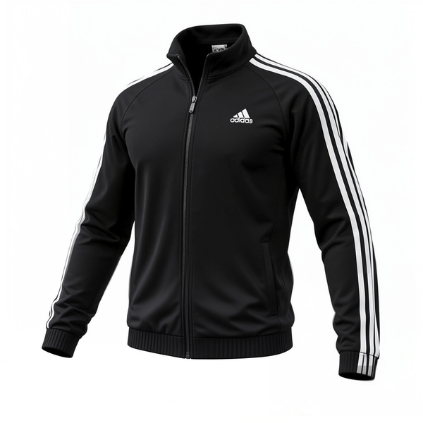 Adidas Tricot Track Jacket Black White