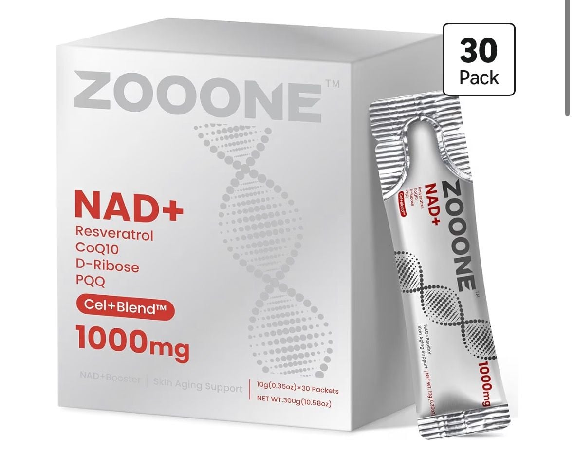 Zooone NAD+ 1000mg Drink Mix 30 Pack 1