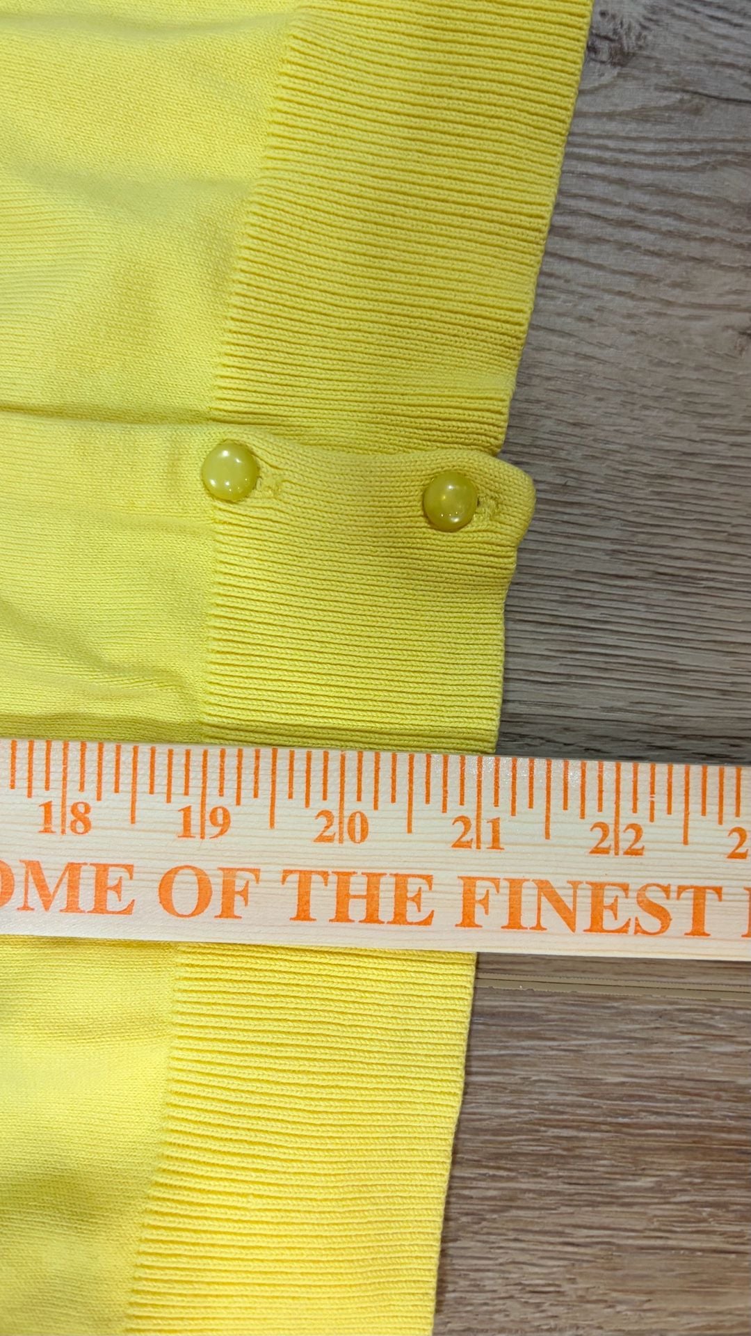 Ann Taylor Loft Cardigan Size S Yellow Crew Neck Sweater 8