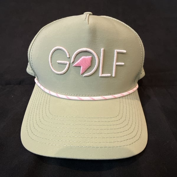 1764 Golf Green Cherry Blossom Performance Snapback Hat