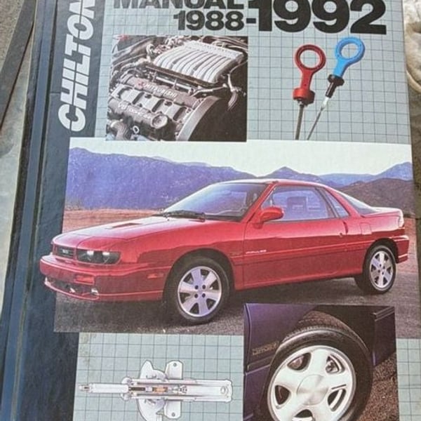 Chilton's Import Car Manual 1988-1992 Repair Book