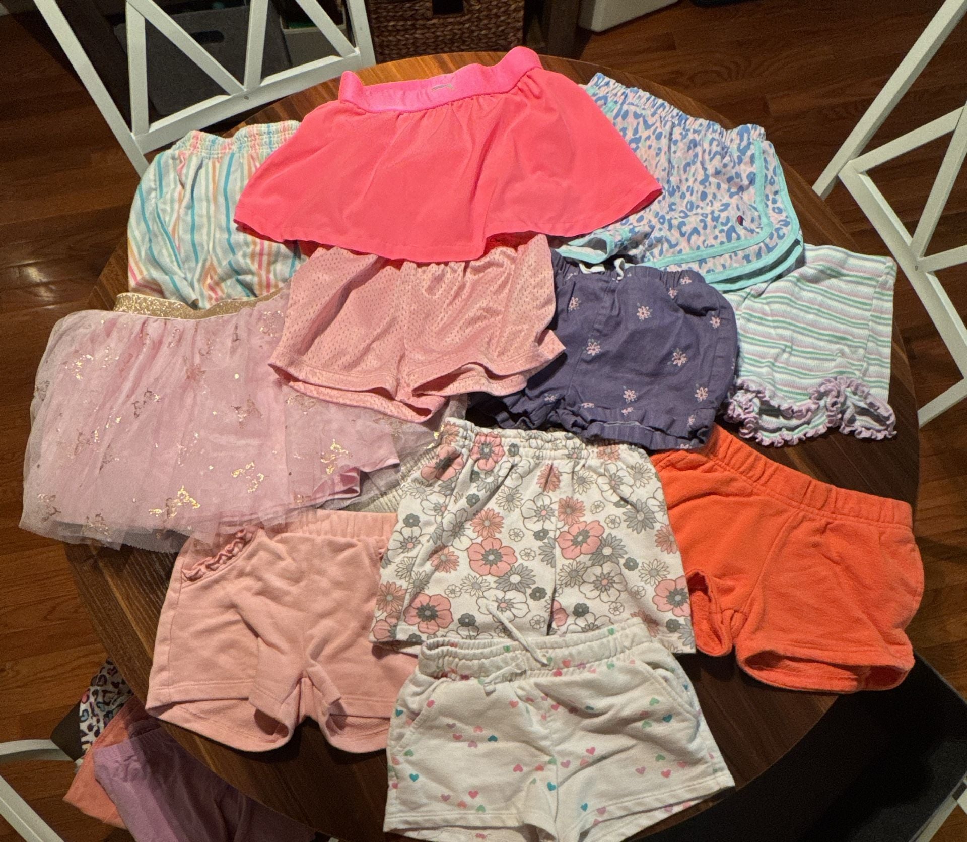 Girls’ 4T Shorts & Skirts Lot – 11 Pairs – $50 1