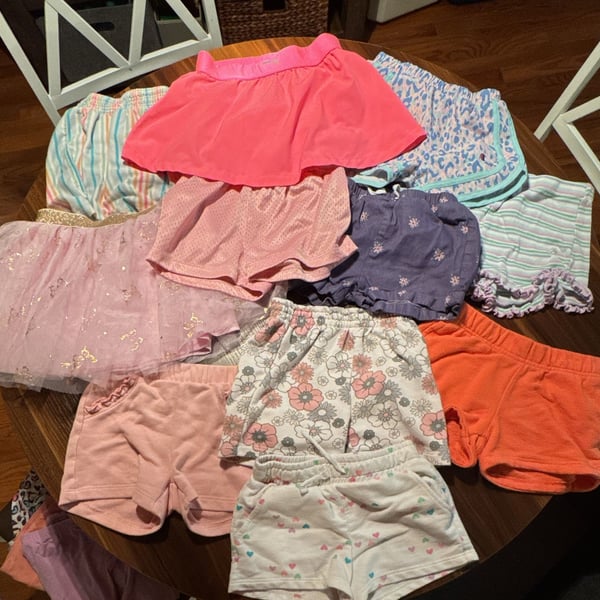 Girls’ 4T Shorts & Skirts Lot – 11 Pairs – $50