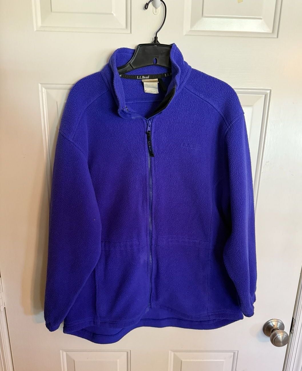 L.L. Bean Full Zip Fleece Jacket Purple 2