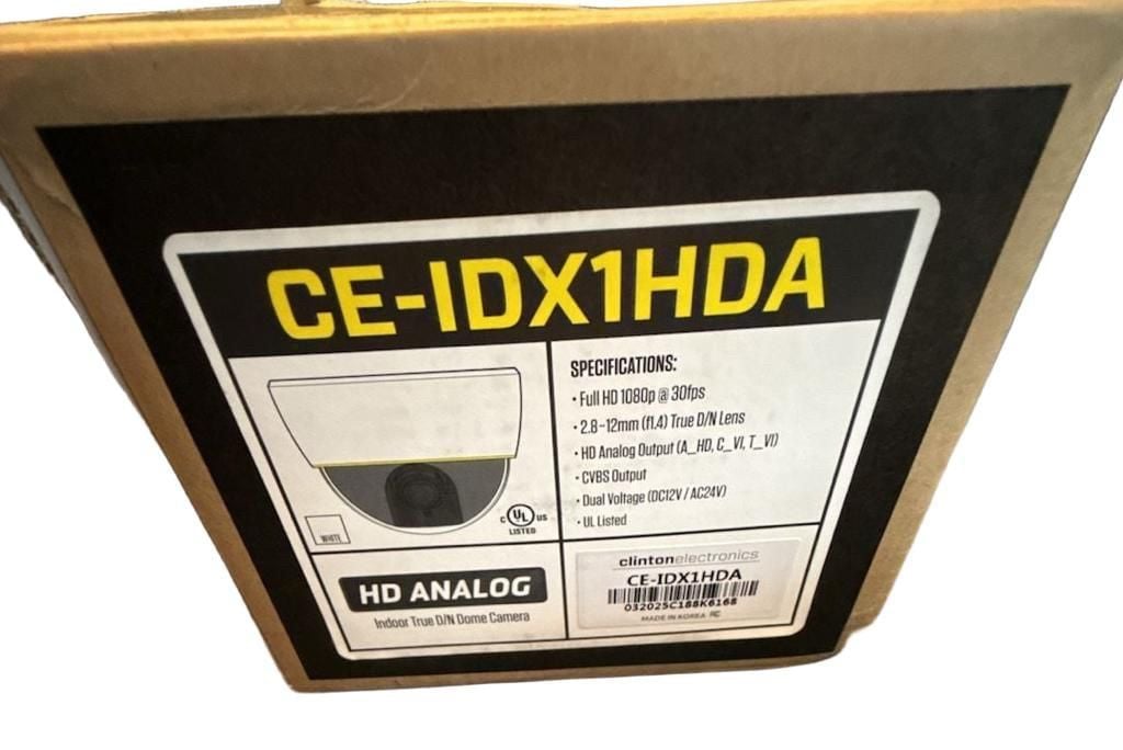Clinton Electronics CE-IDX1HDA HD Analog Indoor Dome Camera 3