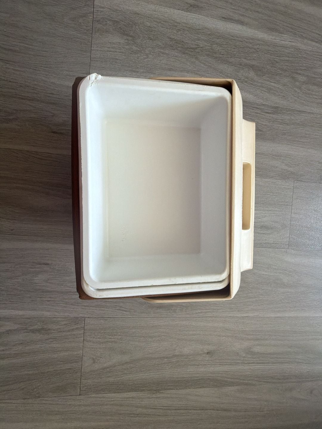 Igloo Lunchmate Lunch Box Cooler Brown Tan Vintage 5