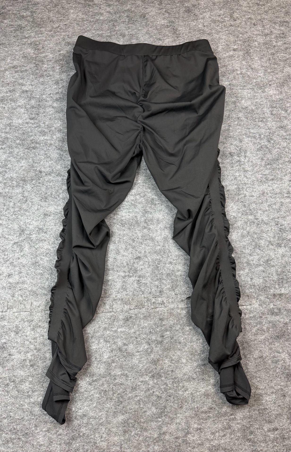 SKINNIFY Black Ruched High Waisted Compression Leggings Womens Size XXXXL 7
