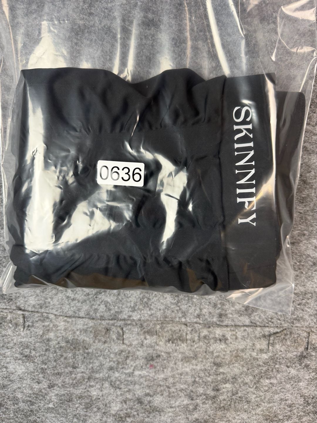 SKINNIFY Black Ruched High Waisted Compression Leggings Womens Size XXXXL 8