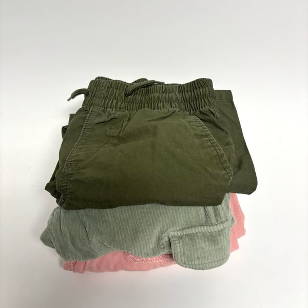 Kids Cargo Pants Lot of 3 Size 6–7 Gap Cat & Jack Children’s Place Pink Green