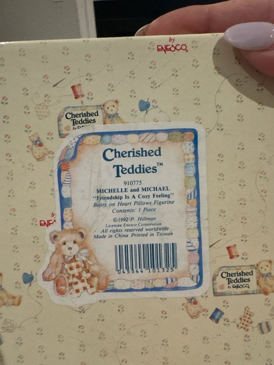 Cherished Teddies Michelle & Michael Figurine With Box #910775 7