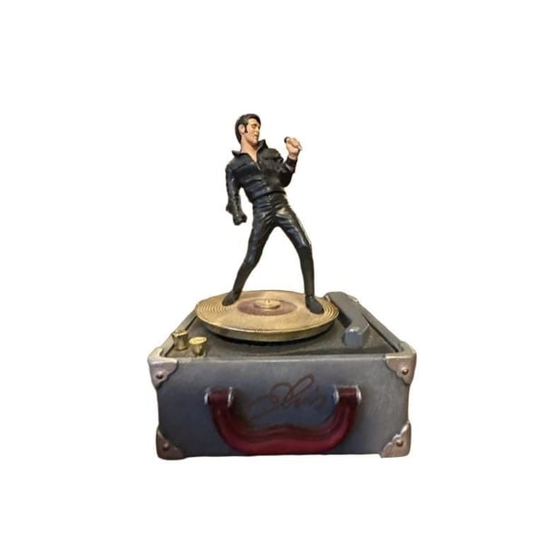 The Franklin Mint Elvis Presley Heartbreak Hotel Music Box