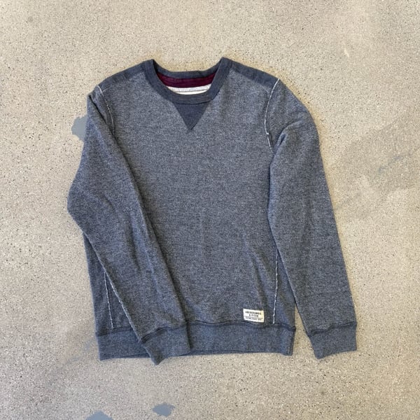 Abercrombie & Fitch Crewneck Sweatshirt Gray Knit Size Small