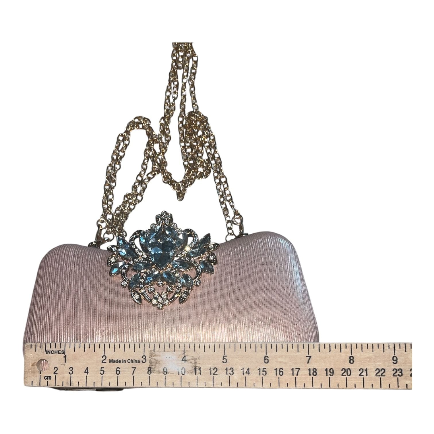 Evening Clutch Rhinestone Crystal Embellished Party Wedding Purse 5