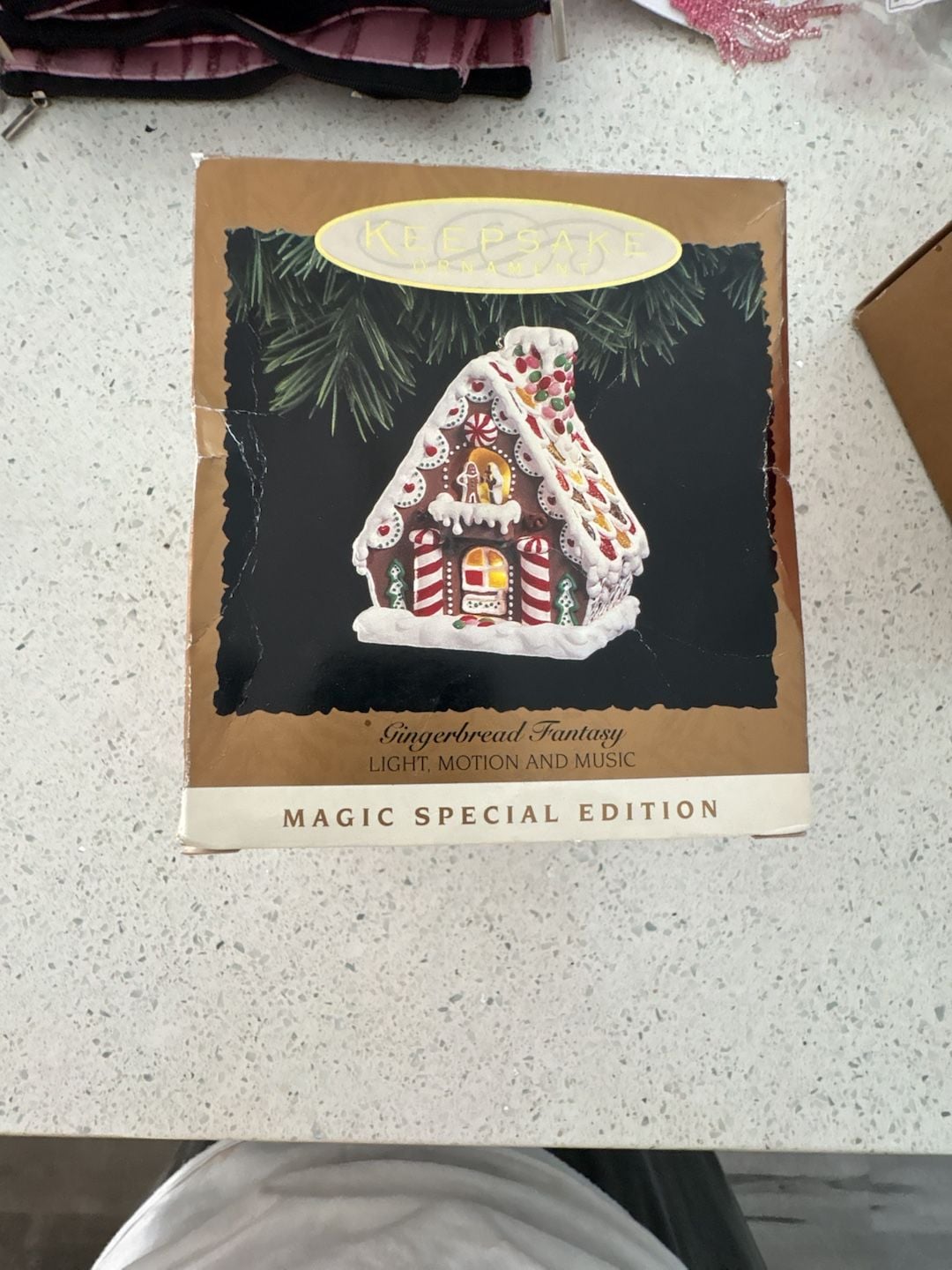 New Hallmark Keepsake Ornament Gingerbread Fantasy Light Motion And Music 1994
Never been opened 1