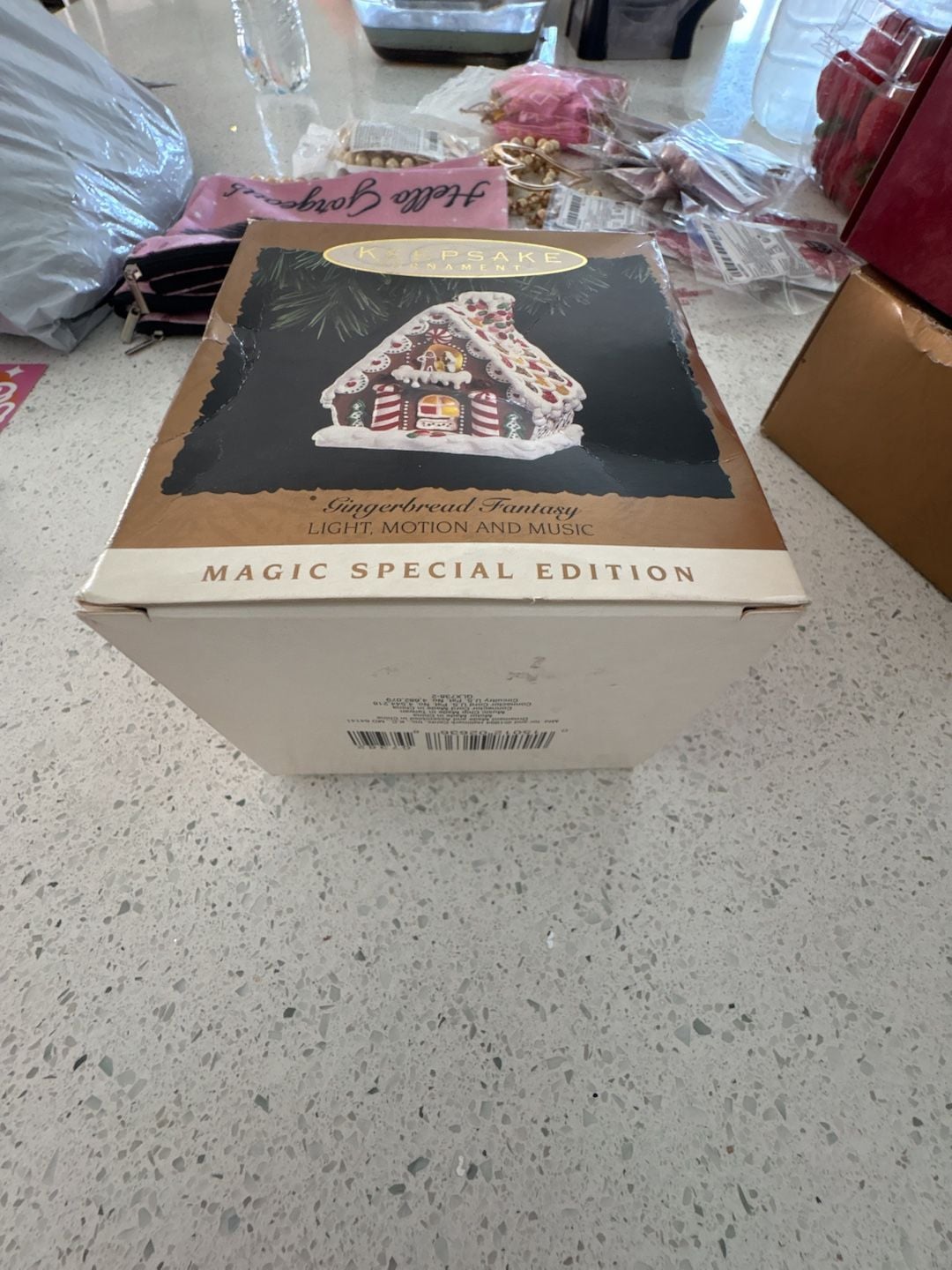 New Hallmark Keepsake Ornament Gingerbread Fantasy Light Motion And Music 1994
Never been opened 3