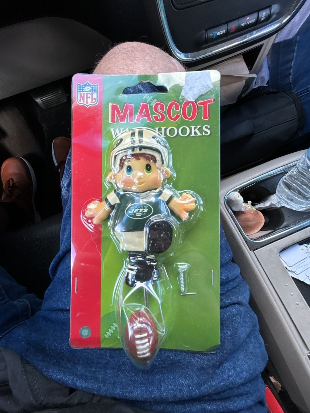 SC Sports New York Jets NFL Mascot Wall Hook 1