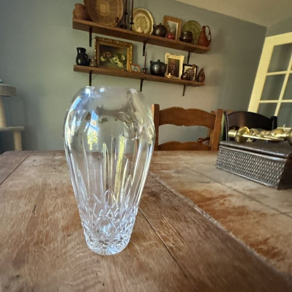 Waterford Crystal Cut Glass Bud Vase