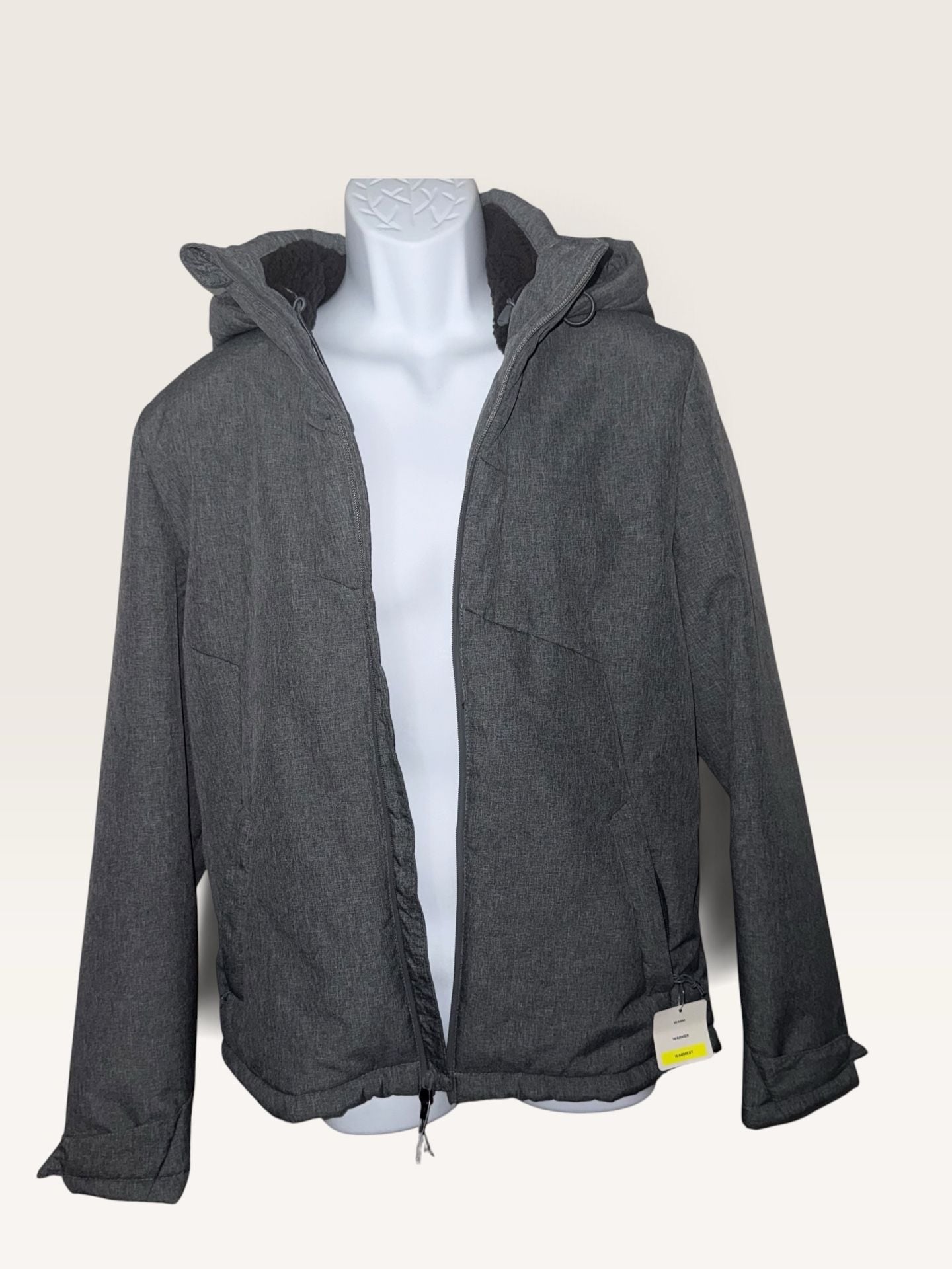 New Champion 9 Hooded Jacket Size S Gray Our Warmest 2