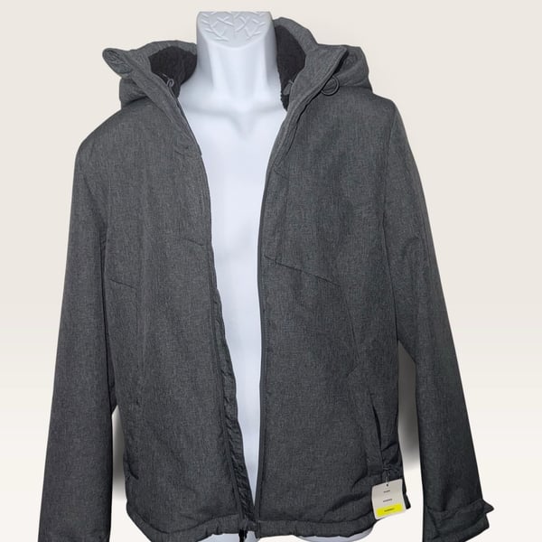 New Champion 9 Hooded Jacket Size S Gray Our Warmest
