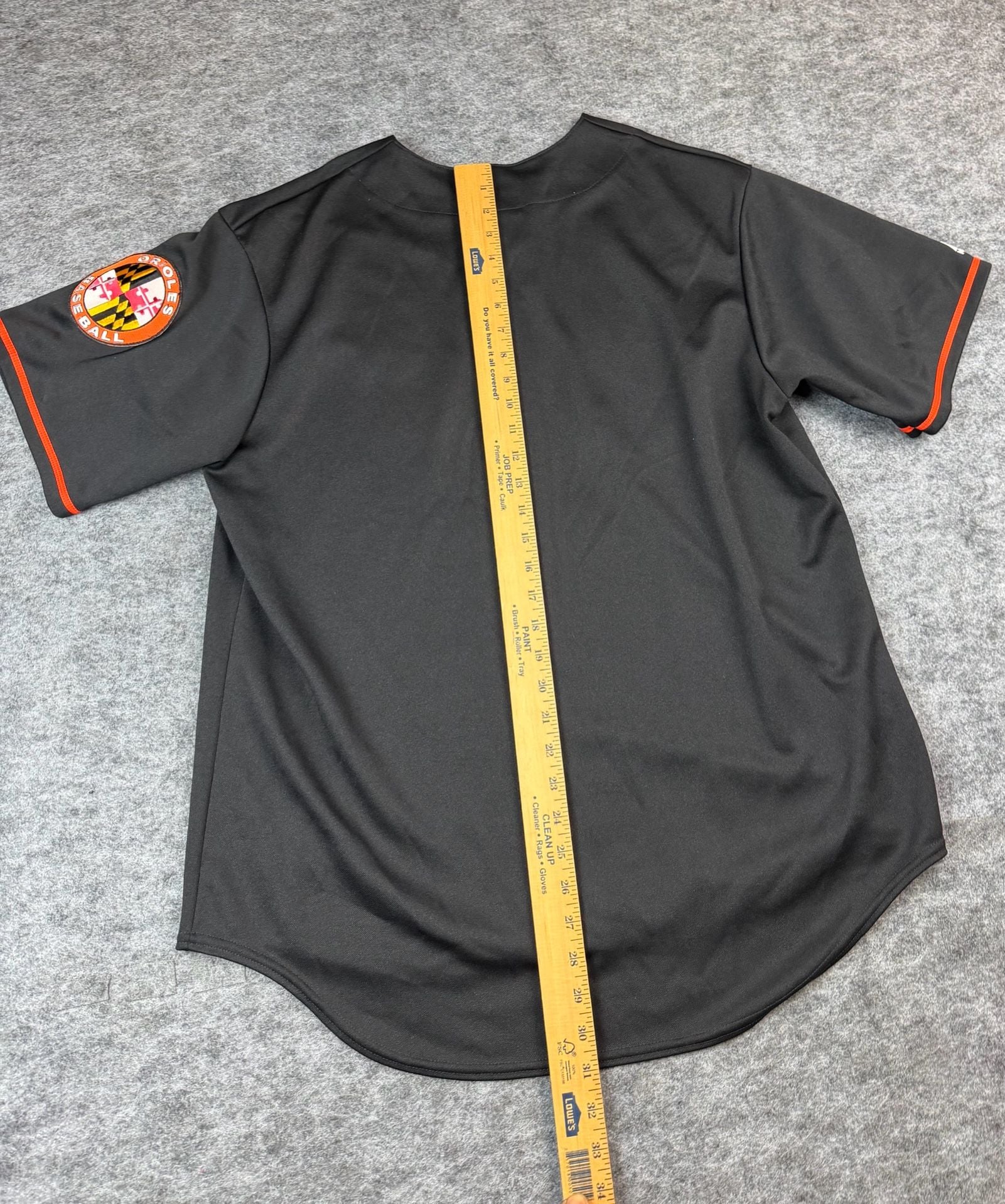 Majestic Baltimore Orioles MLB Baseball Jersey Size L Black 6