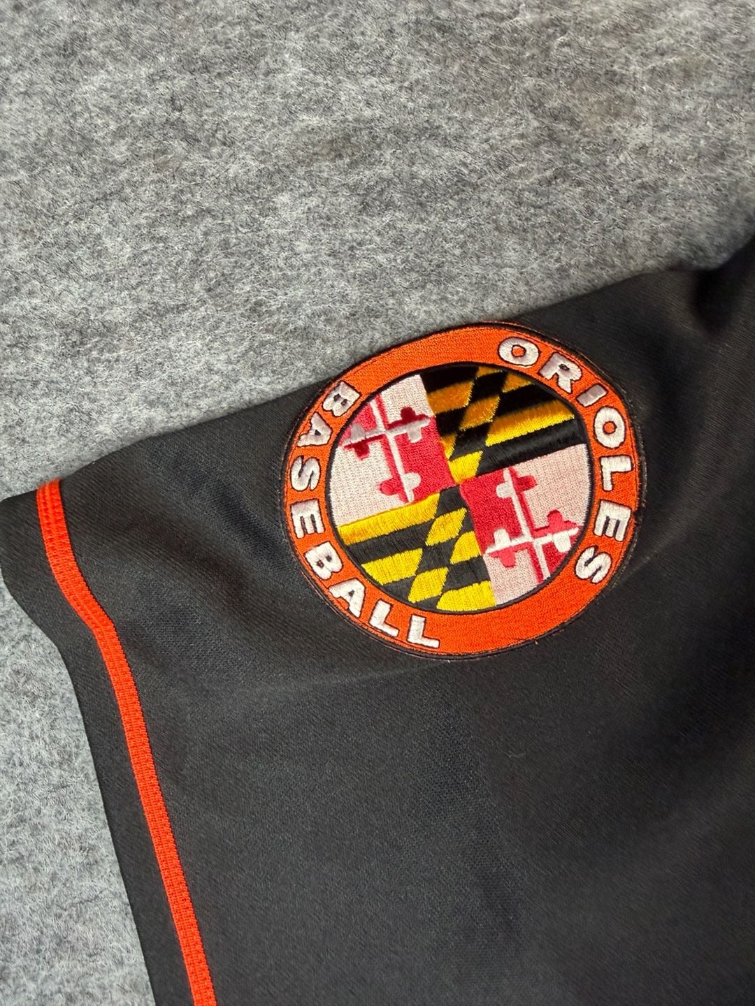 Majestic Baltimore Orioles MLB Baseball Jersey Size L Black 7