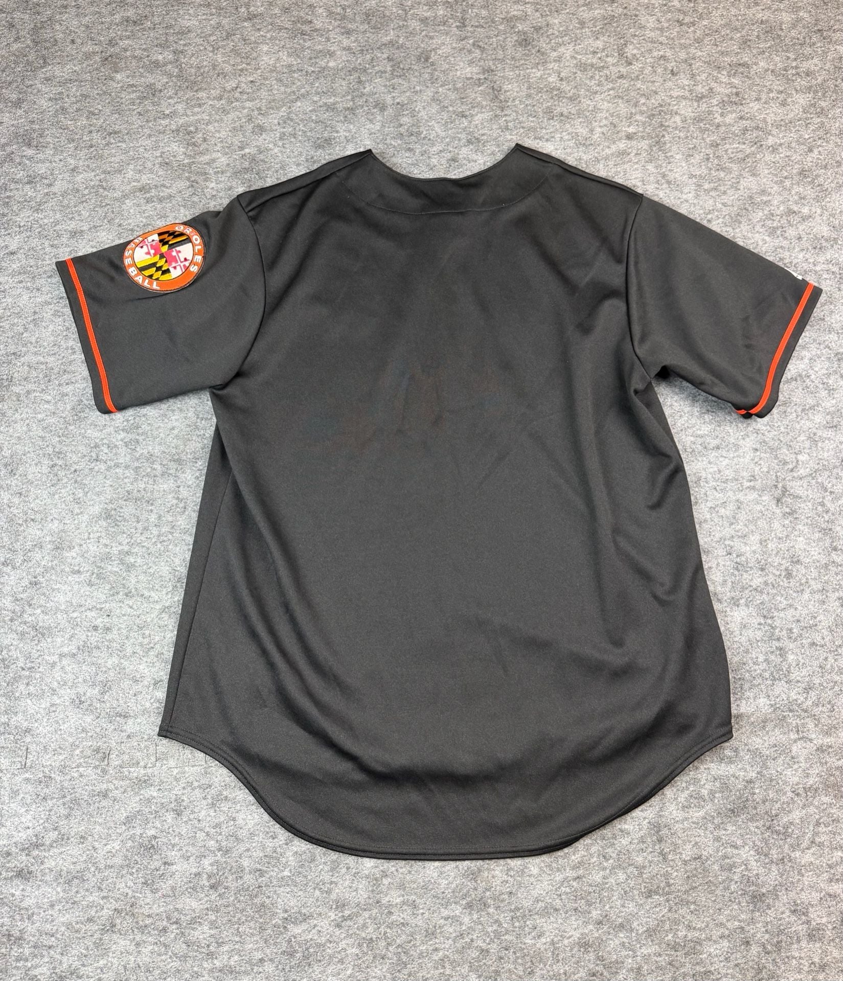 Majestic Baltimore Orioles MLB Baseball Jersey Size L Black 9