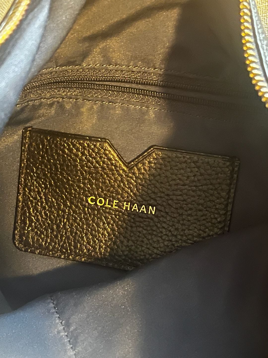 Cole Haan Black Leather Woven Braid Crossbody Hobo Shoulder Bag 4