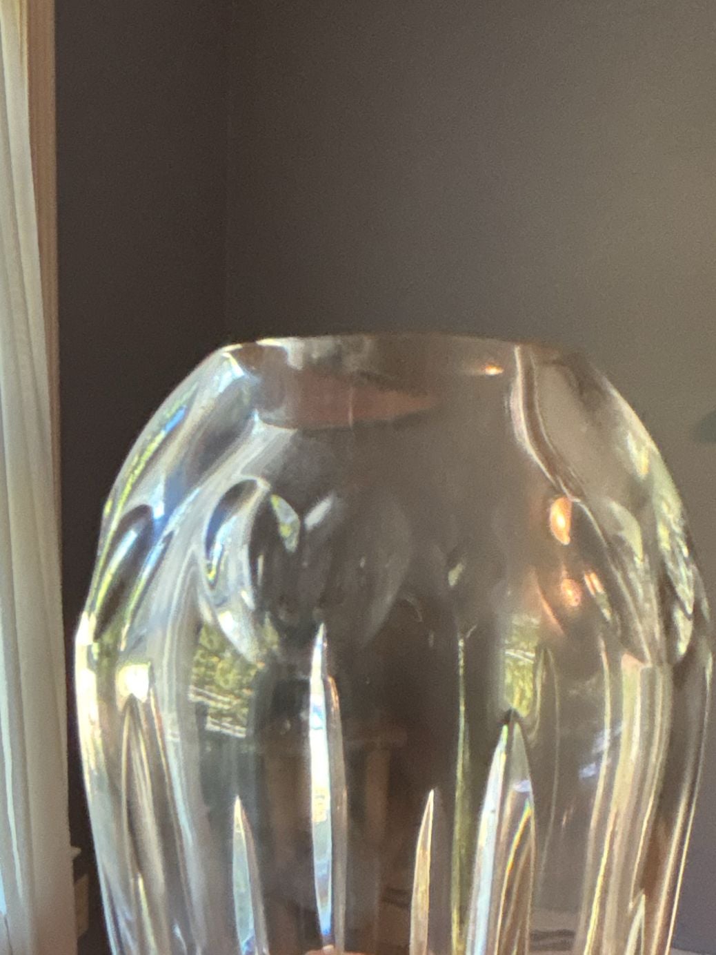 Waterford Crystal Cut Glass Bud Vase 7