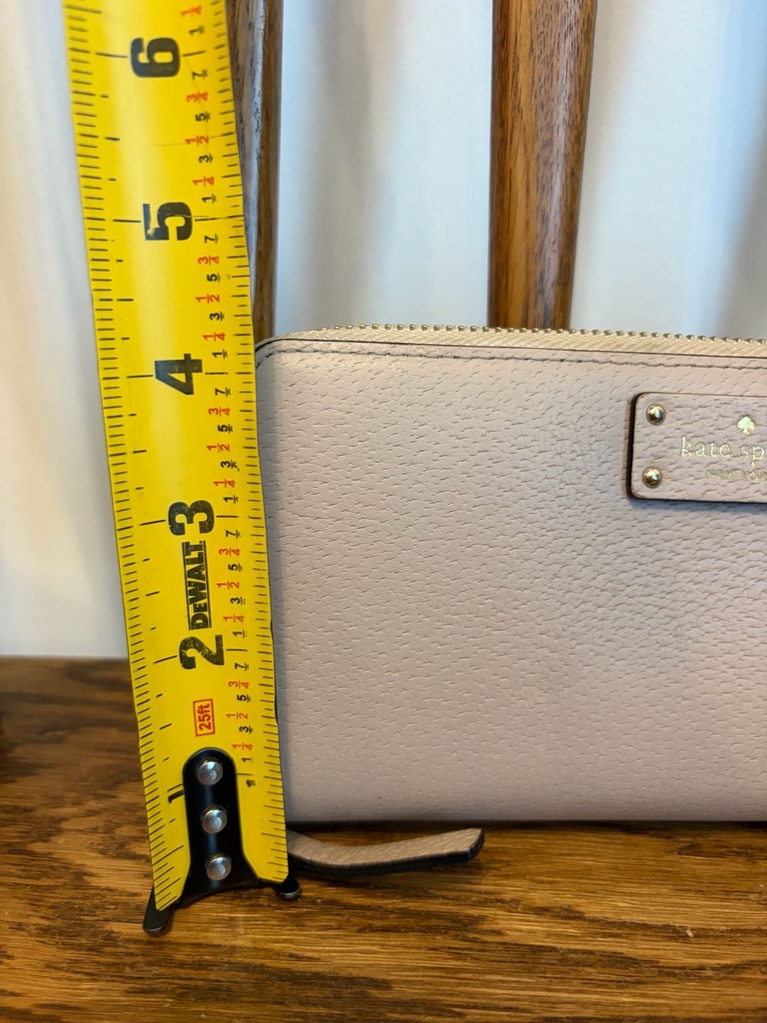 Kate Spade Grove Street Neda Zip Around Leather Wallet Warm Vellum 4