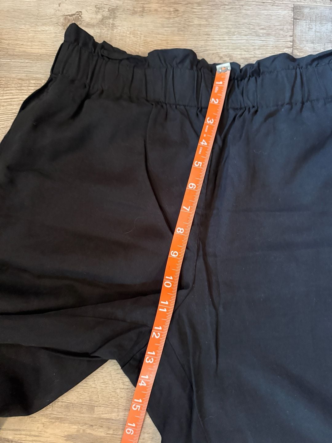 Ann Taylor Black Elastic-Waist Tapered Joggers size M 7