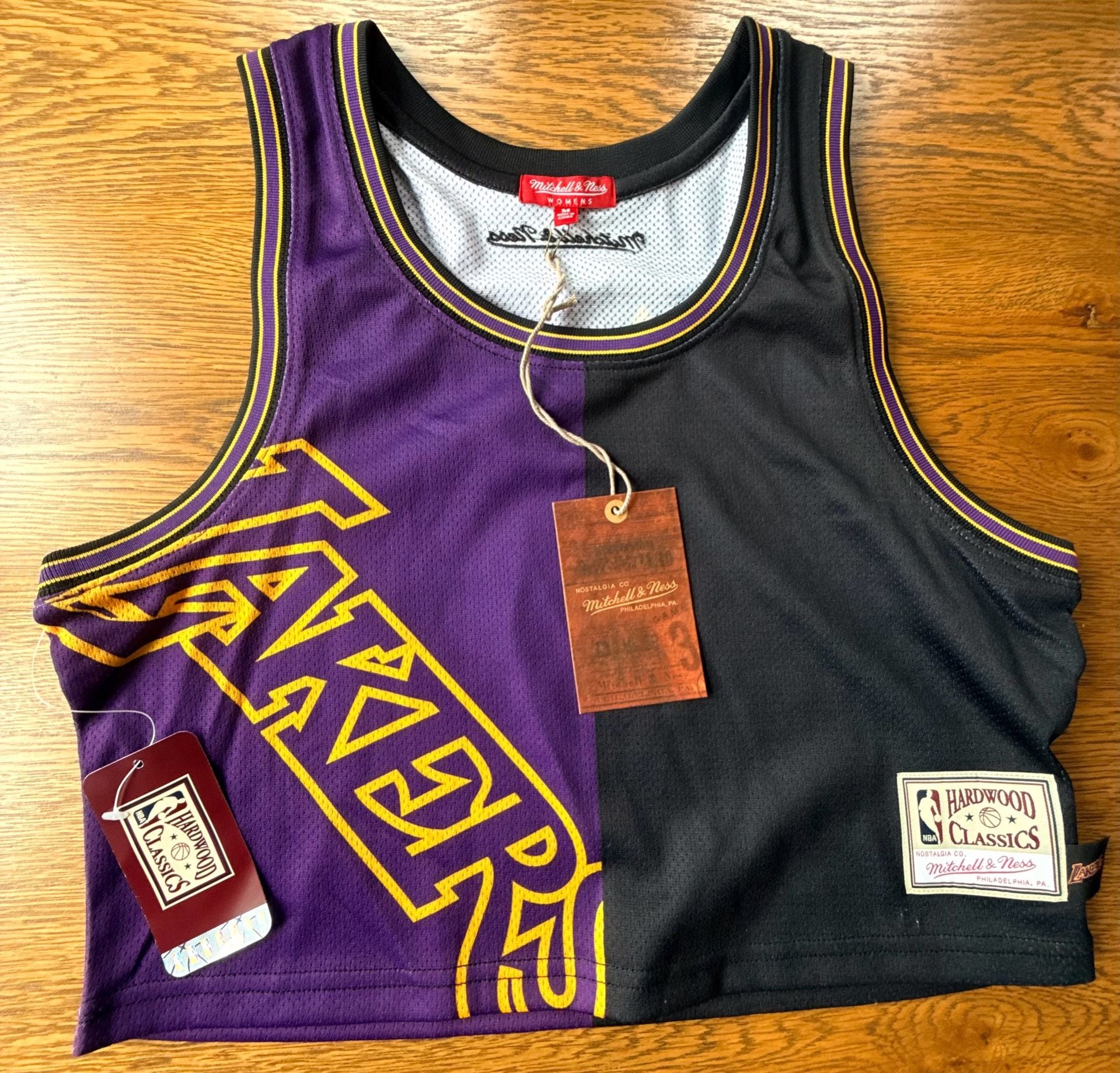 Mitchell & Ness Los Angeles Lakers Crop Jersey Size M 2