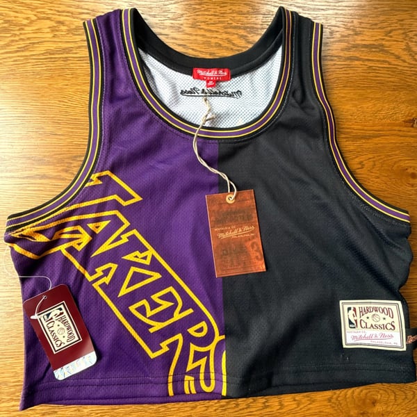 Mitchell & Ness Los Angeles Lakers Crop Jersey Size M