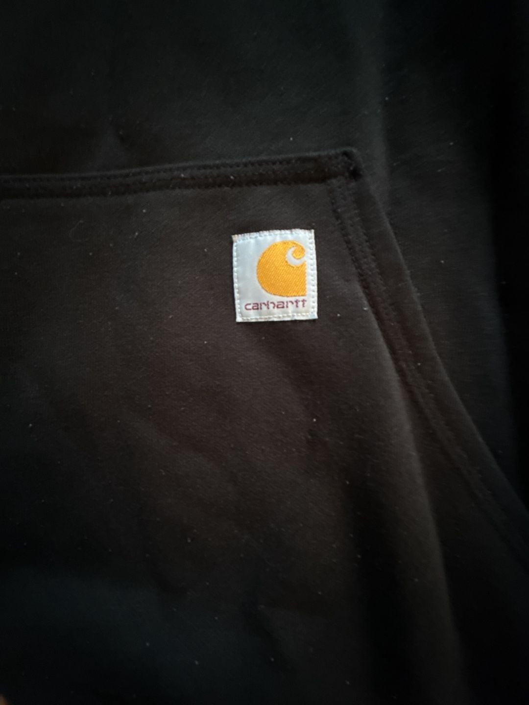 Carhartt K288 Midweight Sleeve Logo Hoodie Size S Black 3