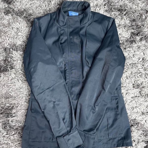 Simply Vera Vera Wang Jacket Size XS Black Utility Stand Collar