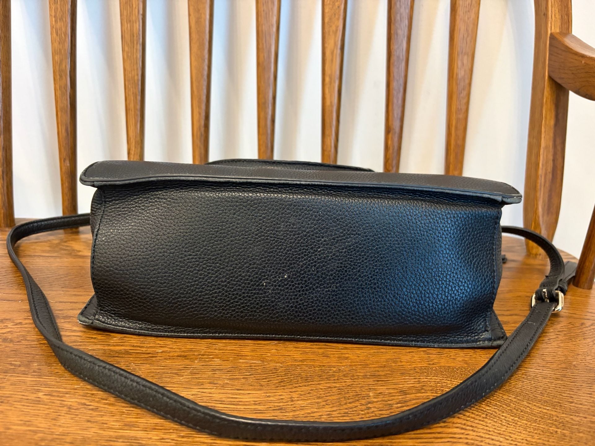 Kate Spade Mulberry Street Black Pebbled Leather Satchel 7