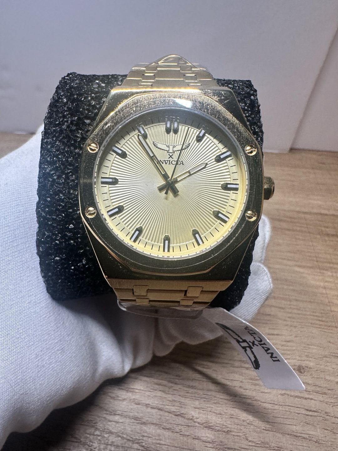 Invicta Watch Gold Tone Steel Quartz 6