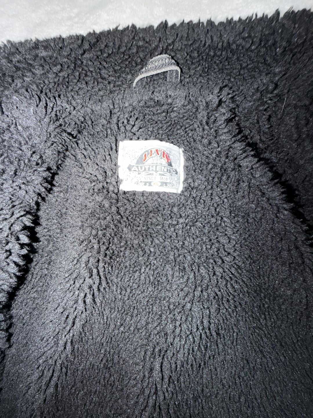 Levi's Sherpa Trucker Jacket Black Denim Wash 4