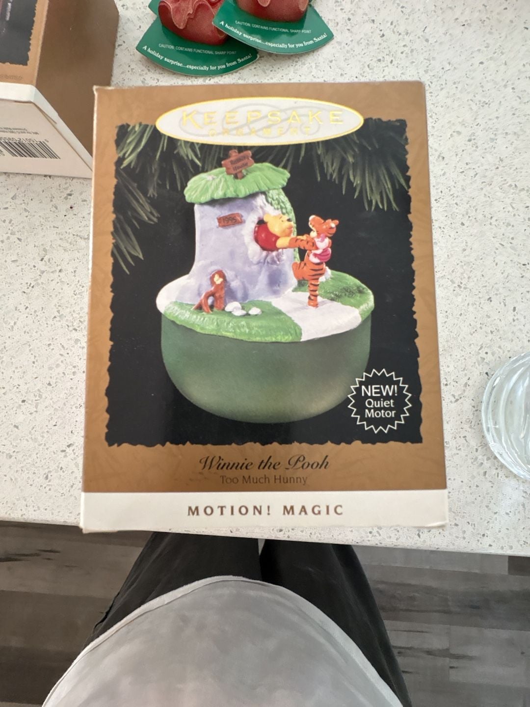 New Hallmark Keepsake Ornament Winnie the Pooh Too Much Honey Motion Magic 1995
Never been opened 1