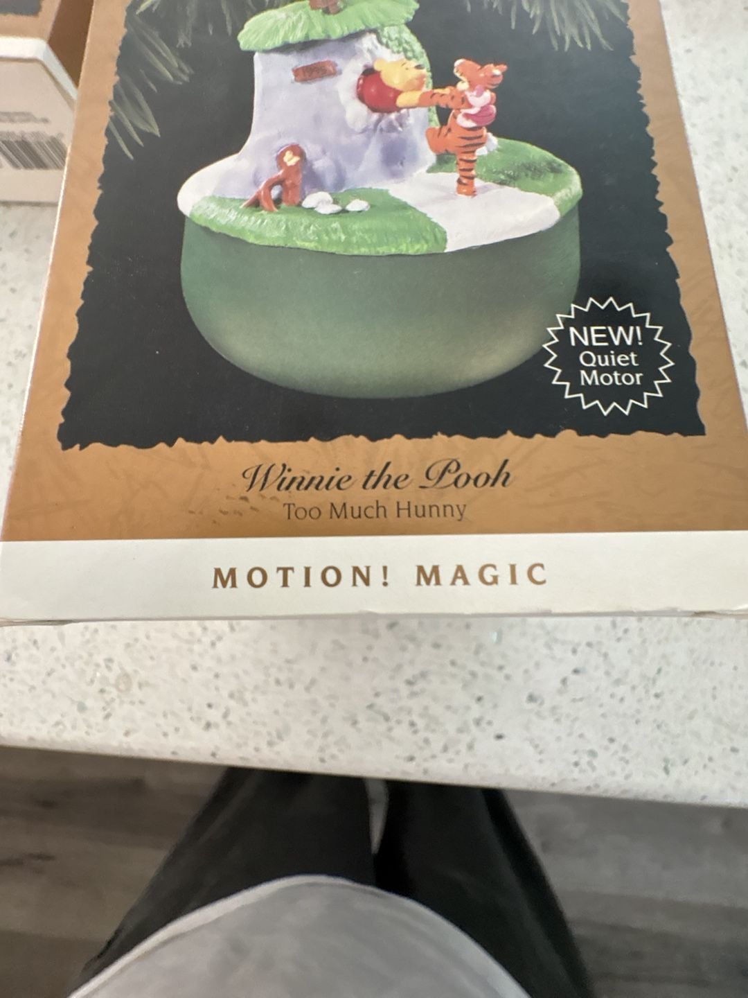 New Hallmark Keepsake Ornament Winnie the Pooh Too Much Honey Motion Magic 1995
Never been opened 3