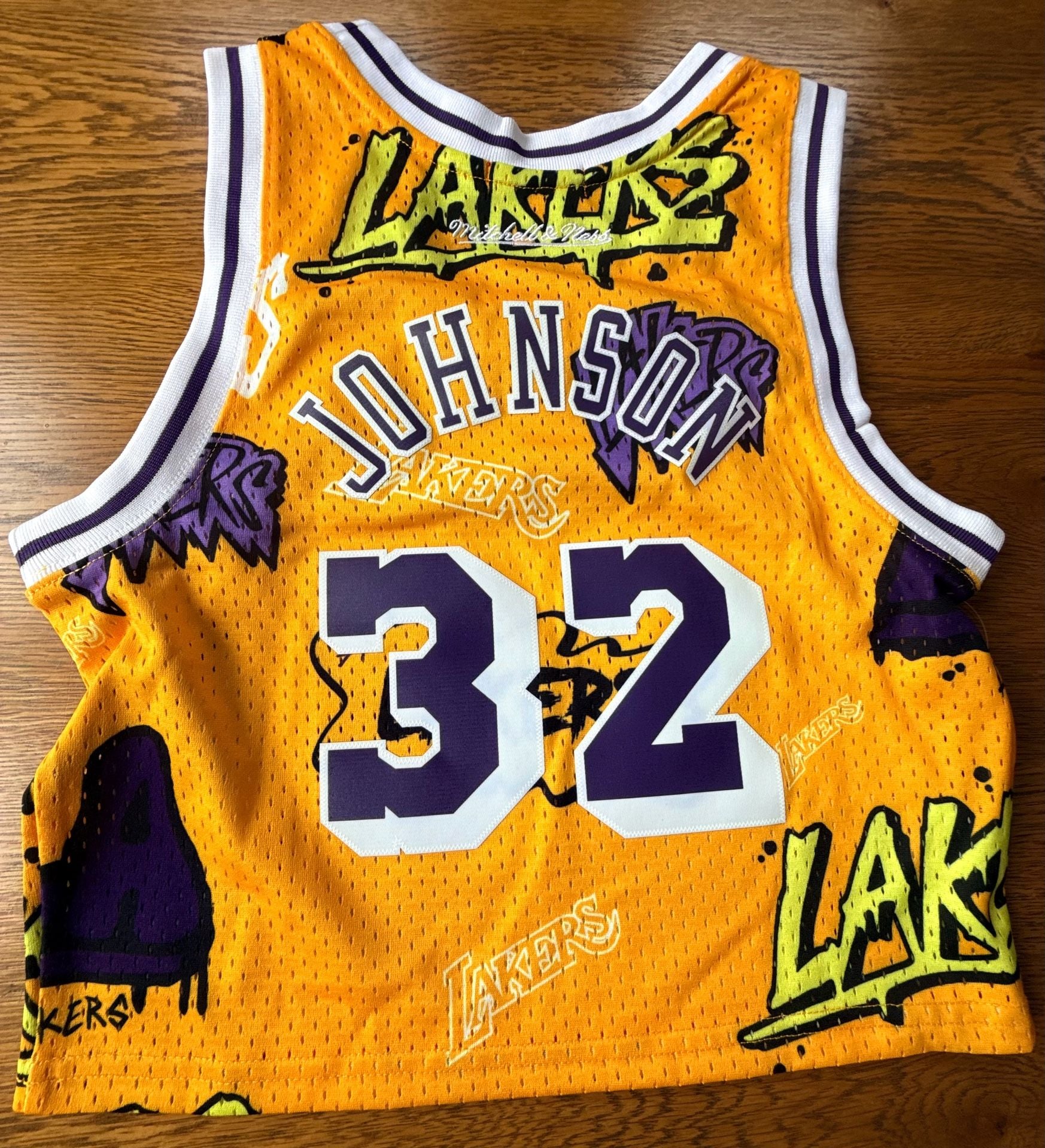 Mitchell & Ness Los Angeles Lakers Magic Johnson 32 Size S Jersey 4