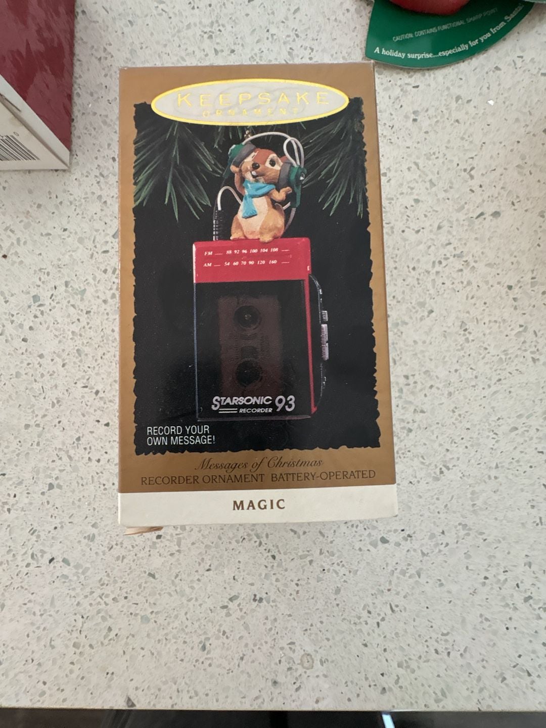 New Hallmark Keepsake Ornament 1993 Messages of Christmas Recorder Magic
Never been out of the box 2