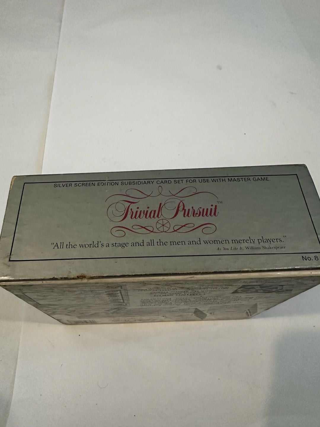 Trivial Pursuit Silver Screen Edition Card Set No. 8 4