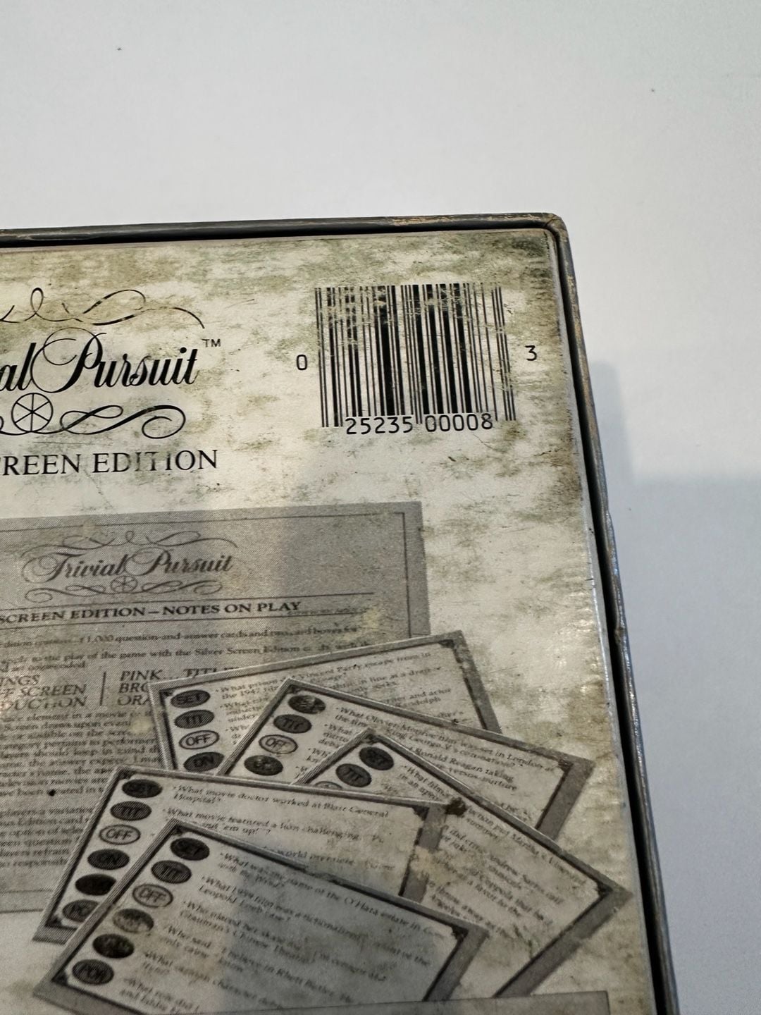 Trivial Pursuit Silver Screen Edition Card Set No. 8 7