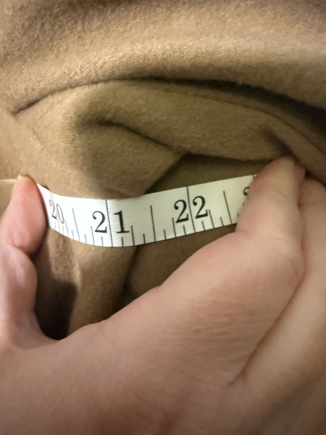 Tommy Hilfiger Wool Blend Walker Coat Size L Camel Tan 6