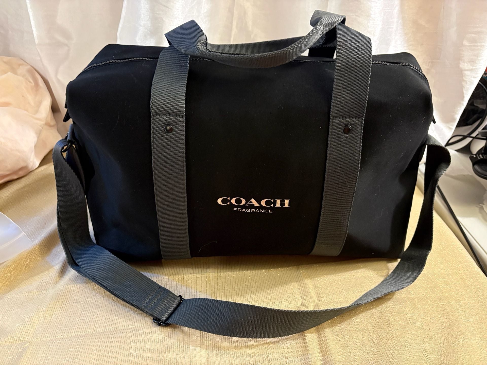 Coach Fragrance Black Travel Weekender Duffle Bag 7