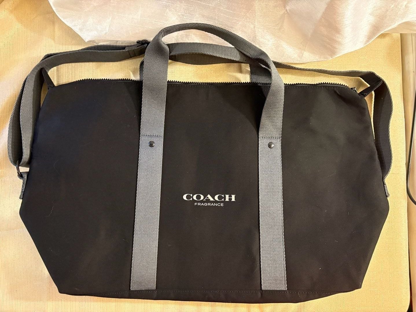 Coach Fragrance Black Travel Weekender Duffle Bag 2